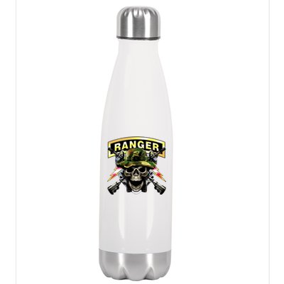 Army Ranger Skull Stainless Steel Insulated Water Bottle