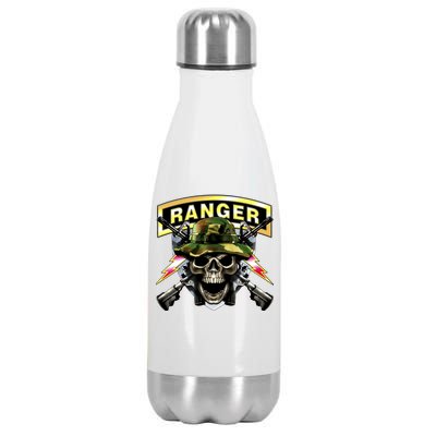 Army Ranger Skull Stainless Steel Insulated Water Bottle