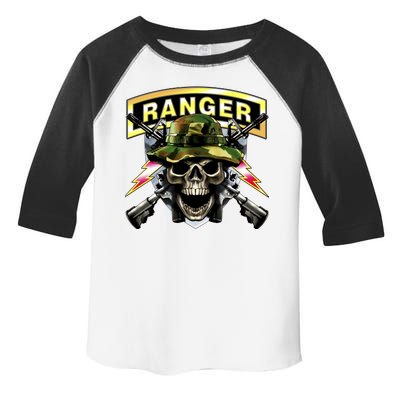 Army Ranger Skull Toddler Fine Jersey T-Shirt