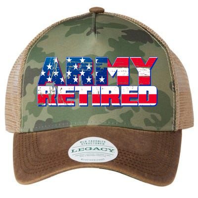 Army Retired Legacy Tie Dye Trucker Hat