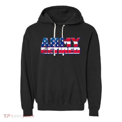 Army Retired Garment-Dyed Fleece Hoodie