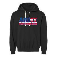 Army Retired Garment-Dyed Fleece Hoodie
