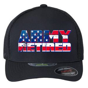 Army Retired Flexfit Unipanel Trucker Cap