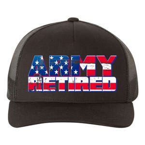 Army Retired Yupoong Adult 5-Panel Trucker Hat