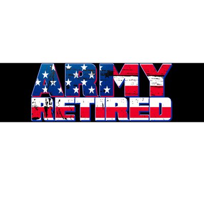 Army Retired Bumper Sticker