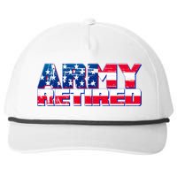 Army Retired Snapback Five-Panel Rope Hat