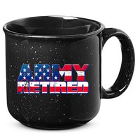 Army Retired 15oz Campfire Ceramic Mug