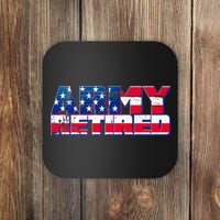 Army Retired Coaster