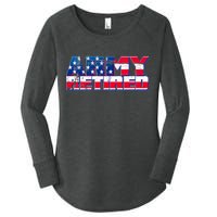 Army Retired Women's Perfect Tri Tunic Long Sleeve Shirt