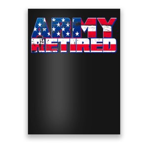 Army Retired Poster