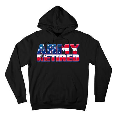 Army Retired Tall Hoodie