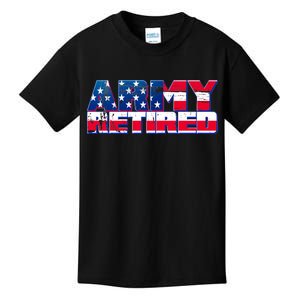 Army Retired Kids T-Shirt