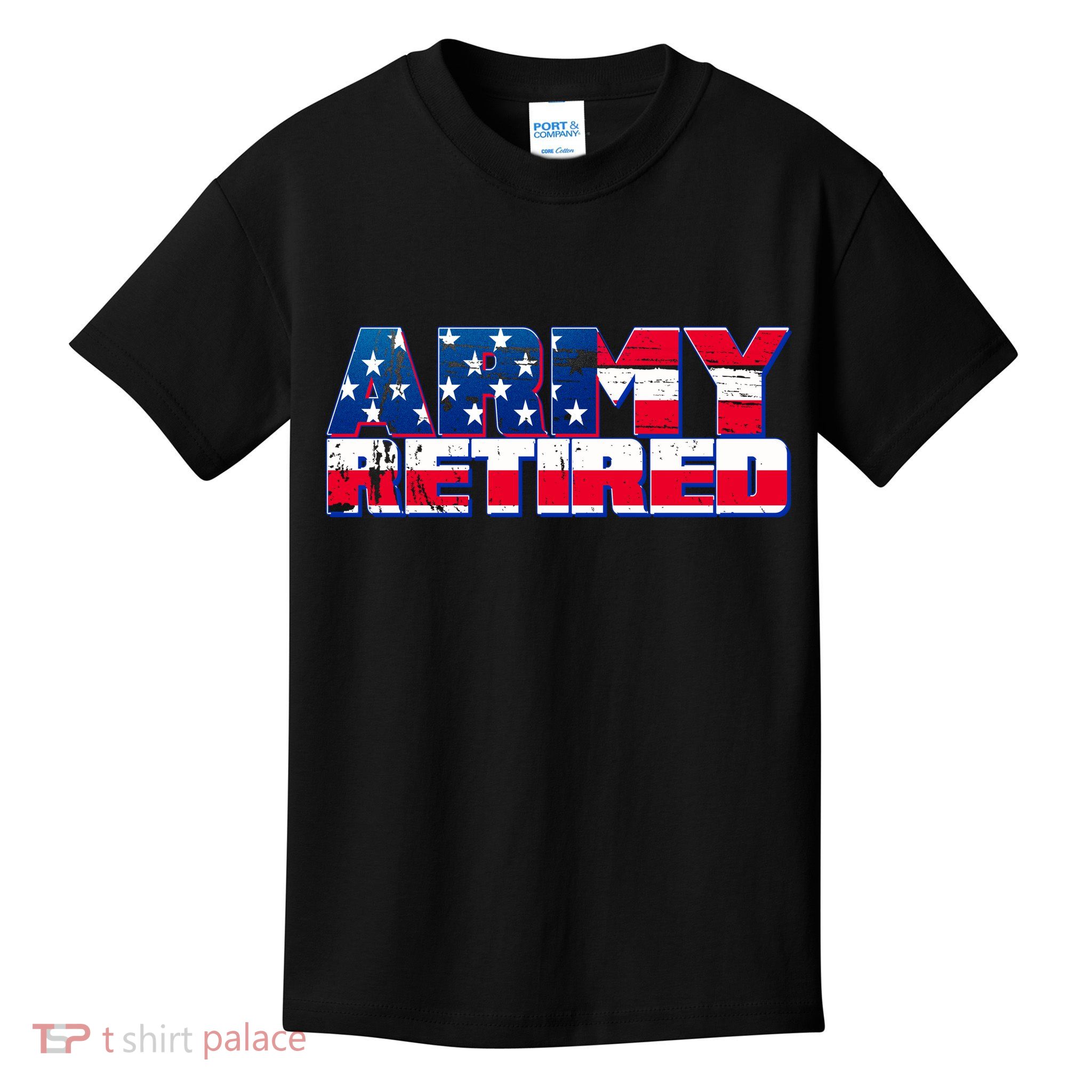 Army Retired Kids T-Shirt