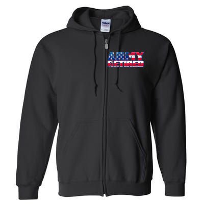 Army Retired Full Zip Hoodie