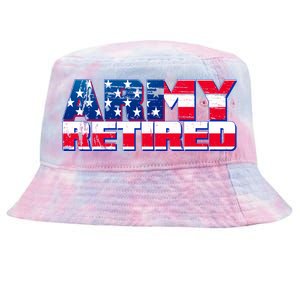 Army Retired Tie-Dyed Bucket Hat