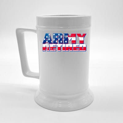 Army Retired Beer Stein