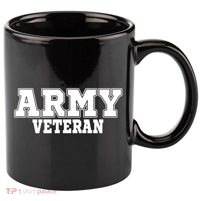 Army Veteran 11oz C Handle Ceramic Mug