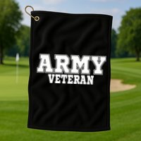 Army Veteran Golf Towel