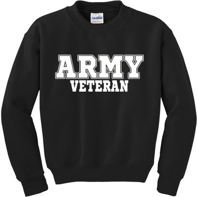 Army Veteran Kids Sweatshirt