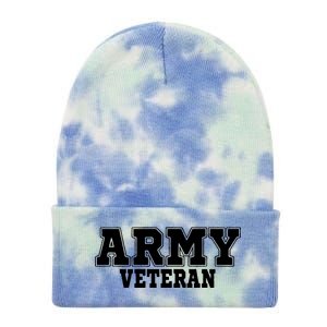 Army Veteran Tie Dye 12in Knit Beanie