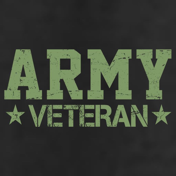 Army Veteran Distress Logo Cool Comfort Performance Bucket Hat