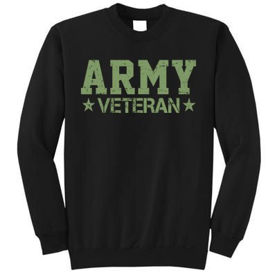 Army Veteran Distress Logo Sweatshirt