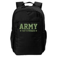 Army Veteran Distress Logo Daily Commute Backpack