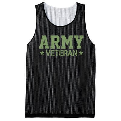 Army Veteran Distress Logo Mesh Reversible Basketball Jersey Tank