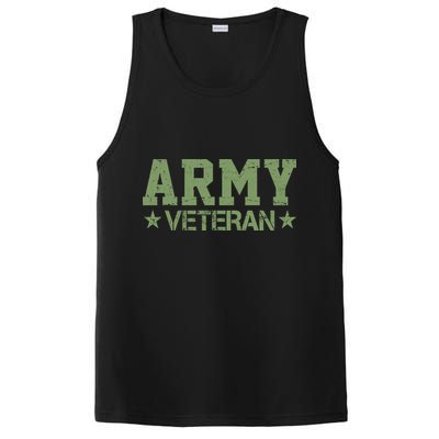 Army Veteran Distress Logo PosiCharge Competitor Tank