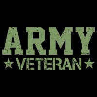 Army Veteran Distress Logo Zip Tote Bag