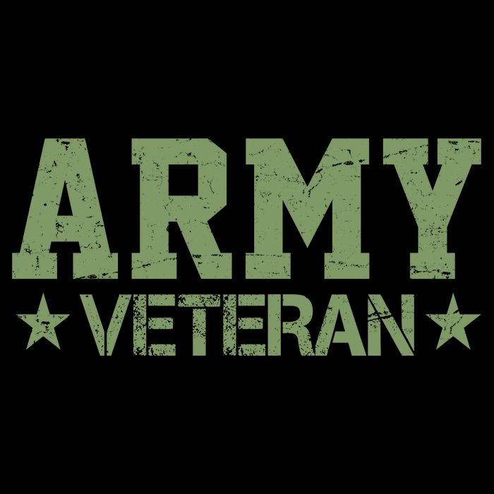 Army Veteran Distress Logo Zip Tote Bag