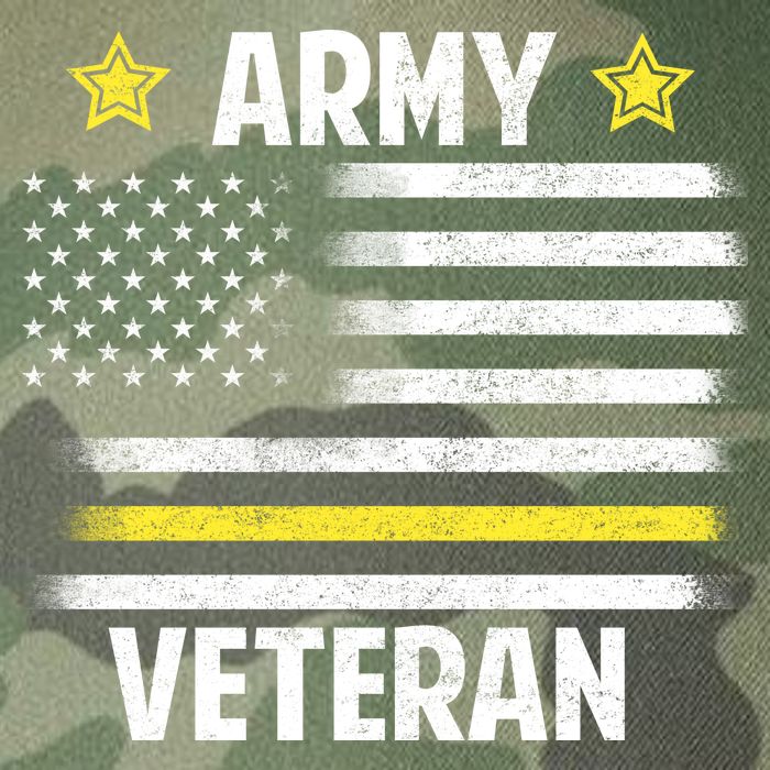 Army Veteran Flag Legacy Tie Dye Trucker Hat