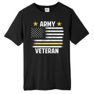 Army Veteran Flag Tall Fusion ChromaSoft Performance T-Shirt