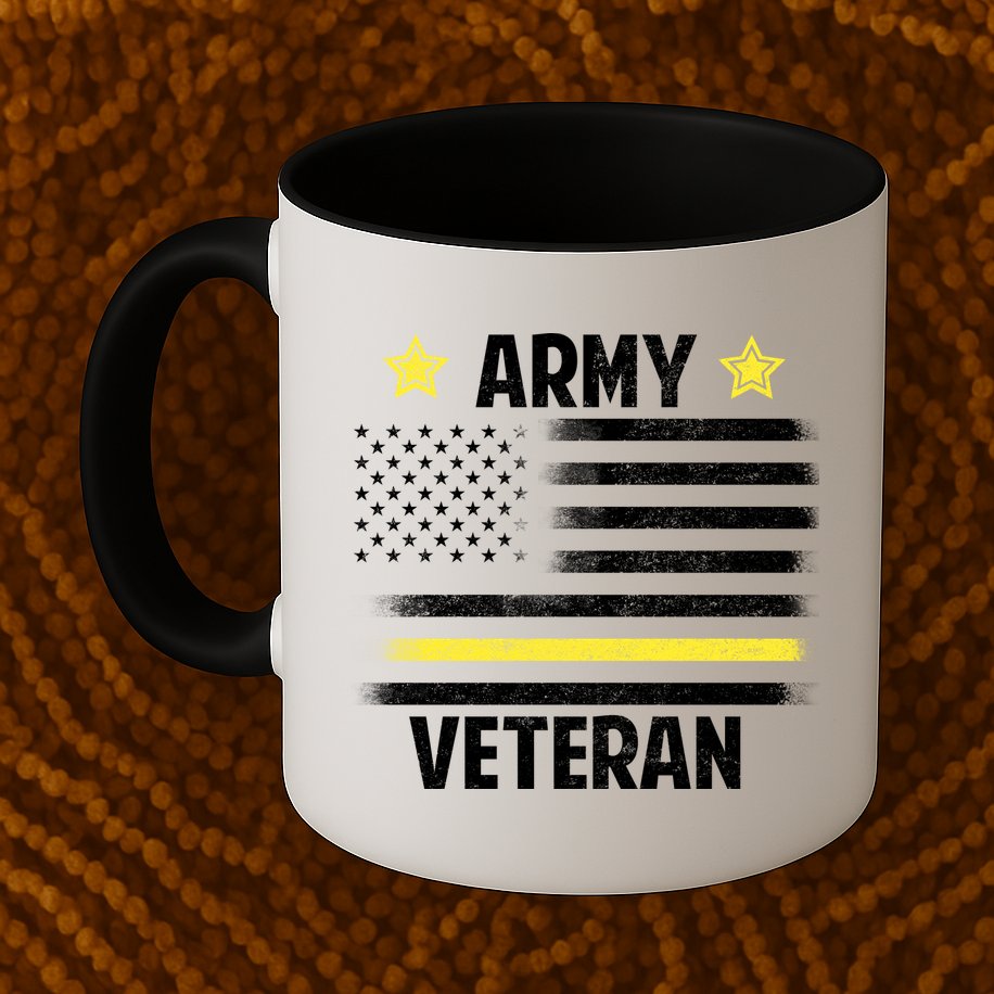 Army Veteran Flag Mug