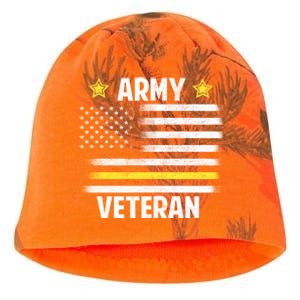 Army Veteran Flag Kati - Camo Knit Beanie