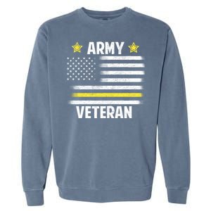 Army Veteran Flag Garment-Dyed Sweatshirt