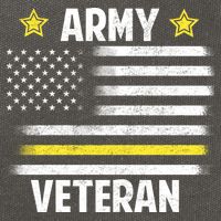 Army Veteran Flag Cotton Canvas Backpack
