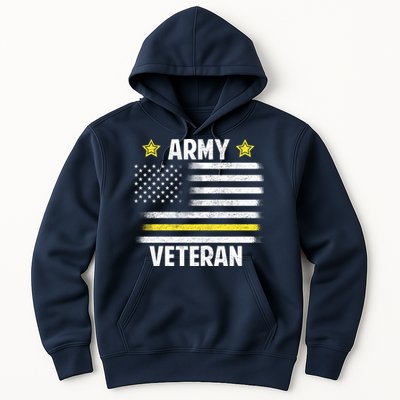 Army Veteran Flag Hoodie