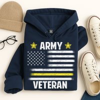 Army Veteran Flag Hoodie