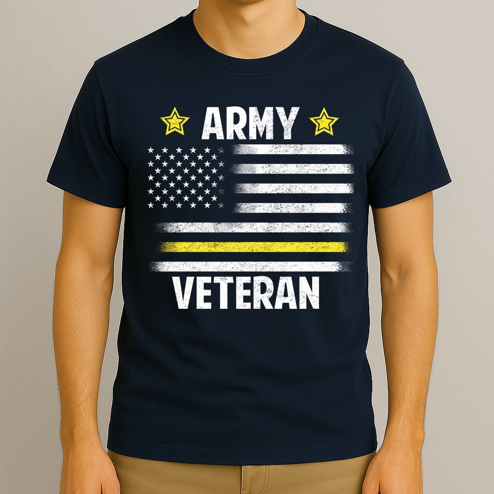 Army Veteran Flag T-Shirt