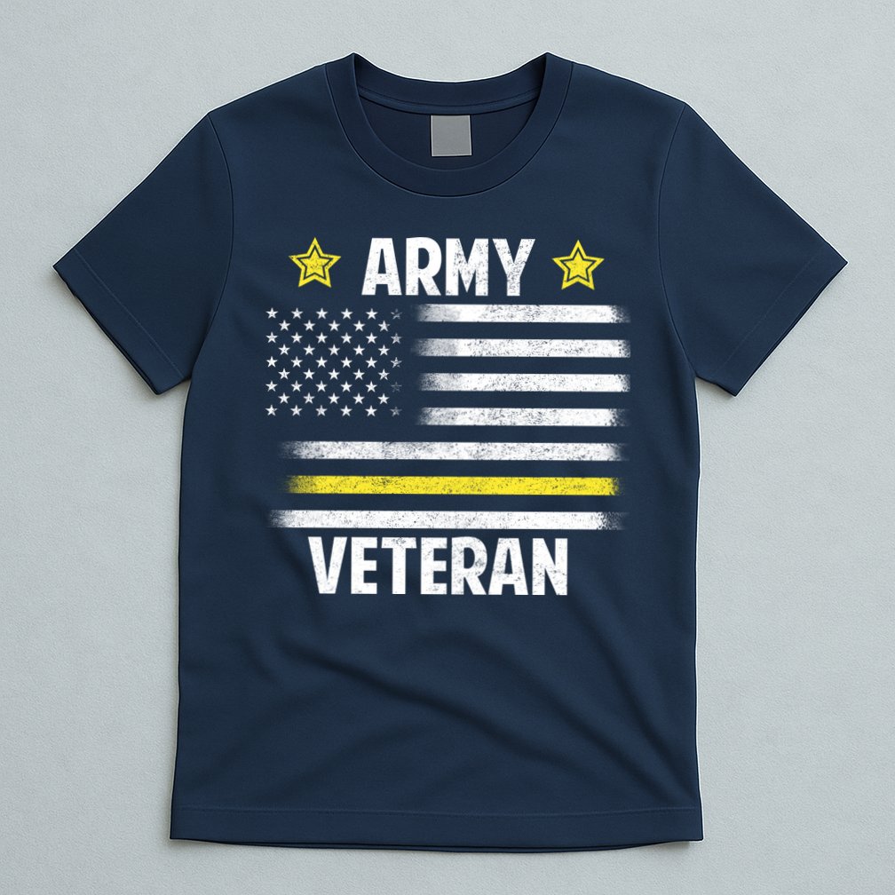 Army Veteran Flag T-Shirt