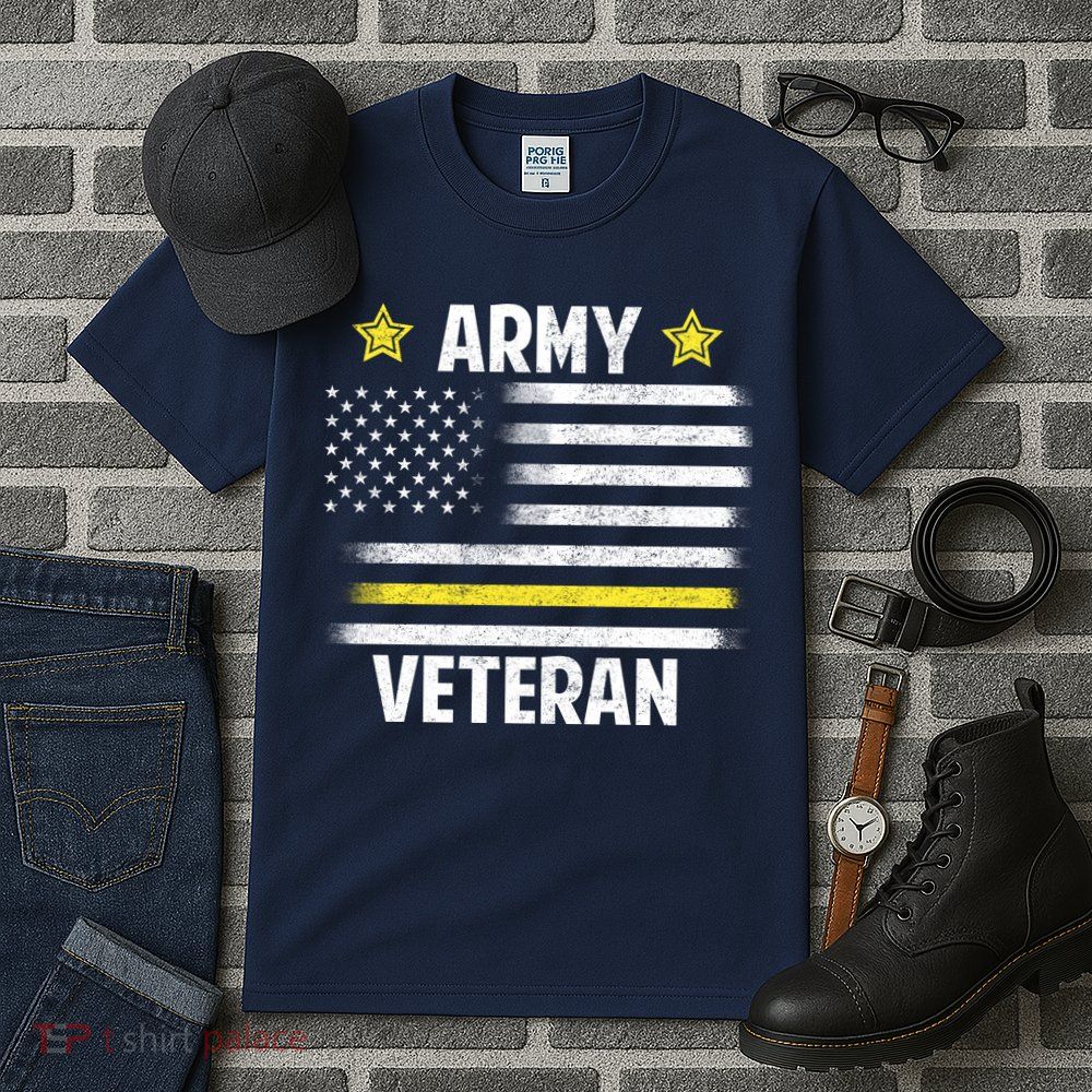 Army Veteran Flag Tall T-Shirt