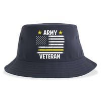 Army Veteran Flag Sustainable Bucket Hat