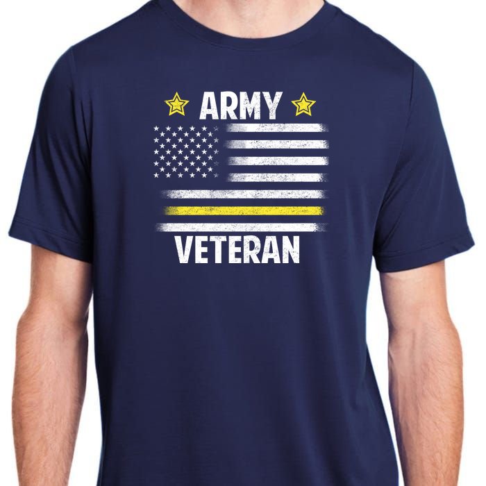 Army Veteran Flag Adult ChromaSoft Performance T-Shirt