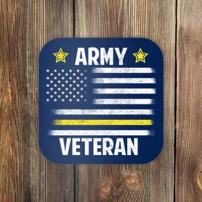 Army Veteran Flag Coaster