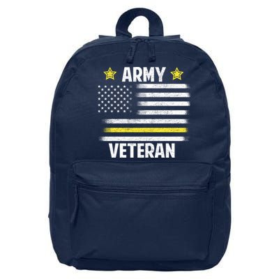 Army Veteran Flag 16 in Basic Backpack