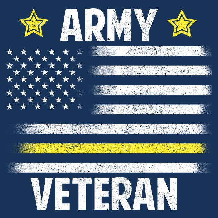 Army Veteran Flag 16 in Basic Backpack