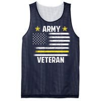 Army Veteran Flag Mesh Reversible Basketball Jersey Tank