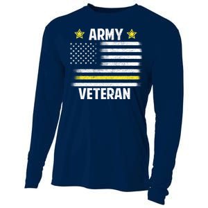 Army Veteran Flag Cooling Performance Long Sleeve Crew