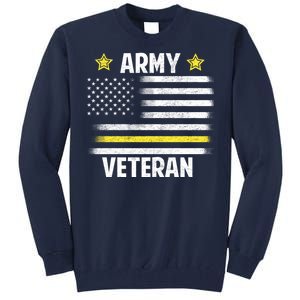 Army Veteran Flag Tall Sweatshirt